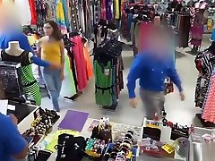 Two perps Harmony Wonder and Elle Voneva whose suspected of shoplifting got fucked