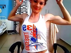 Webcam Girl FLexing 04