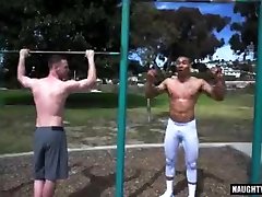 Muscle gay anal sex and cumshot