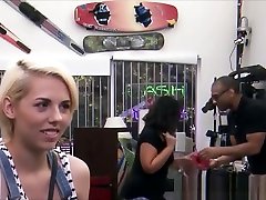 Desperate pawnshop amateur fucked doggystyle