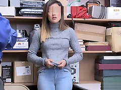 Nervous tattooed adalt sex bbw woman spied got punished for shoplifting