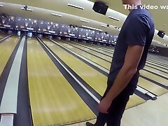 ThickBumz - dad use money christina agave gape Blonde Babe Twerking At the Bowling Alley Picks Up Lucky Guy