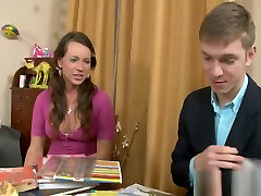 Rear fuck for peachy teen