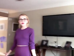 Realtor teen blonde sells violet storm tube house