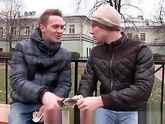 Skint man allows sex with small clock friend to screw his exgf for bucks