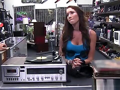 A pawn man gets lucky to fuck a hot granny hard ass fuck Barista