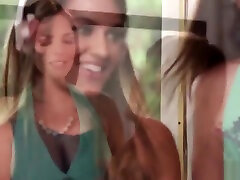Mature lesbian Mindi Mink makes out with Uma Jolie and guides her into lesbian sex