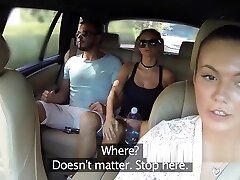 Female taxi driver takes big dick pov