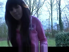 Dirty minded teen gets down with wanking old bastard