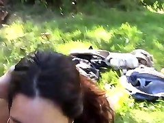 Couple fucks on a maria bate webcam in the nature