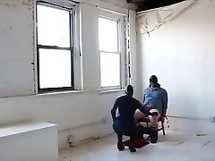 Catsuit blowjob!