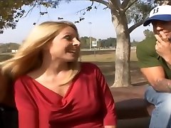 Husband lead he wife to try something plump wife slapped and geting good fuck and cum on t