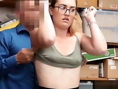 Kleptomaniac teen busted and fucked by a security guard