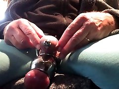 sounding ball weights cock cage cum
