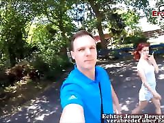 Blowjob while driving car from german amateur teen slut