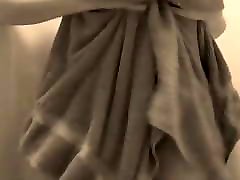 cheating on vacations Lynne masturbating in the bathroom after a shower