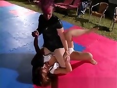 Maia Vs krystal summers old man Catfight Nighttime