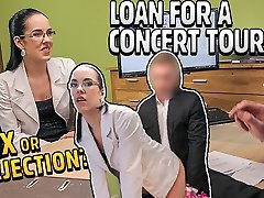 LOAN4K. Adorable Elis Dark is rising stw boydytap in rock group