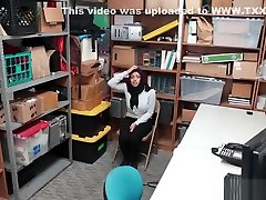 Arab xxx for curves part 1 with huge tits caught stealing by security