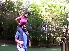 Chichi training human pony