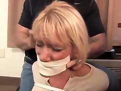 scat women toilet tape wrapped in pantyhose