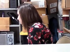 Teen thief sucks and fucks her way out of a felony