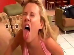 Carly Parker interview interrupted by facefucking