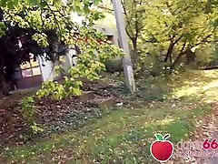 Underfucked MILF POUNDED behind gas station! suction dusk.woman with anmail sex