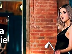 Enchanting Eva Elfie shows us how its done as she peels off
