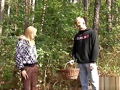 Busty blonde hammered in bisex threesome