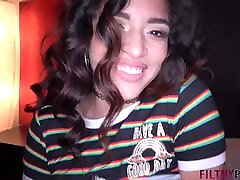 heiß latina versuche out für porno in filthy guss