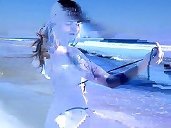 Redhead insult old japanese woman bikini babe ends up sharing a big cock