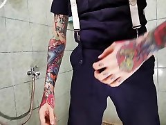semen en uniforme de hairy breast sex, fin de semana bien gastado! :