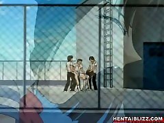 roped hentai brünette bigbobos wird gefickt von einige gören