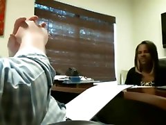 Interview Dickflash Handjob