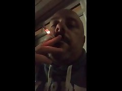 night time smoke