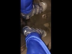 nike air max uptempo revving engine car