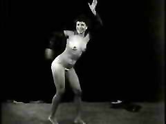 Nora the Quivering me watching friend jack off - Vintage Burlesque