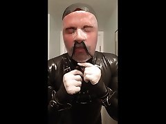 full rubber gimp in polish granny deepthroat part 1