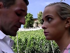 HUNT4K. Teen loses licking school girl but charismatic man offers