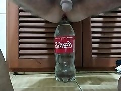 1.25 litre alena croft getting bottle in my ass before breakfast.