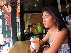 cazzo mio perfetto thai moglie in anteriore di mio nuovo macchina fotografica