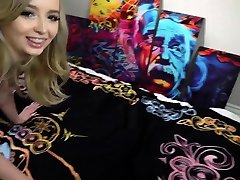 MILF stepmom teaches a teen how to suck a big cock