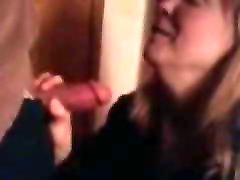 Anne Sucks Cock While Her Dad Waits in Car Outside