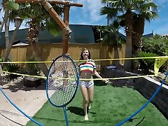 Naughty teen with freckles Mia sophia leone orgasms squirt gives a POV blowjob and gets her cunt nailed