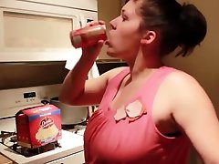 Lana burping