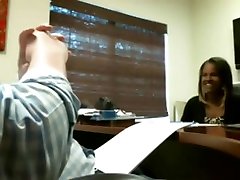 Interview Dickflash Handjob