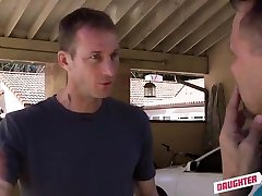 Two horny guys are fucking Ava Parker and Summer Day, while in the prison cell