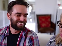 Having dropped a visit to bearded stud nerdy MILF Tiffany Fox enjoys cuni
