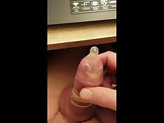 double cum in one condom--plus, i love used condoms!!